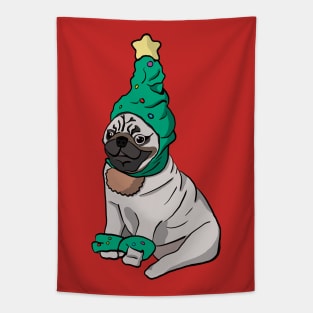 Merry Pugmas! Tapestry