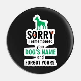 sorry i remembered your dog’s name and not yours Pin