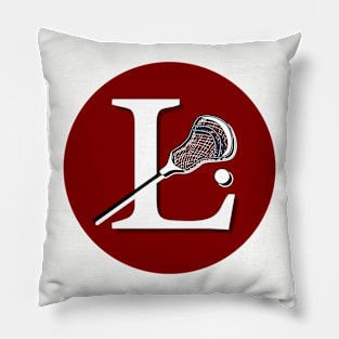 Maroon L Pillow