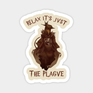 Vintage Plague Doctor Magnet