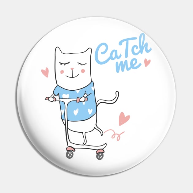 Catch Me Pin by AttireCafe