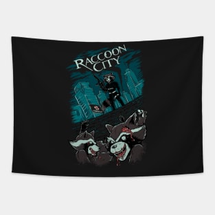 Raccoon City Tapestry