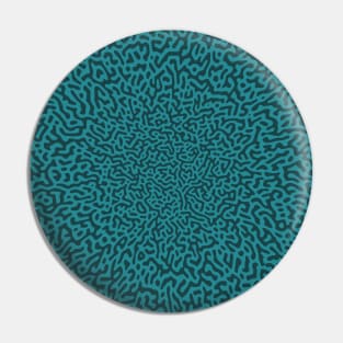 Warped Turing Pattern (Green) Pin