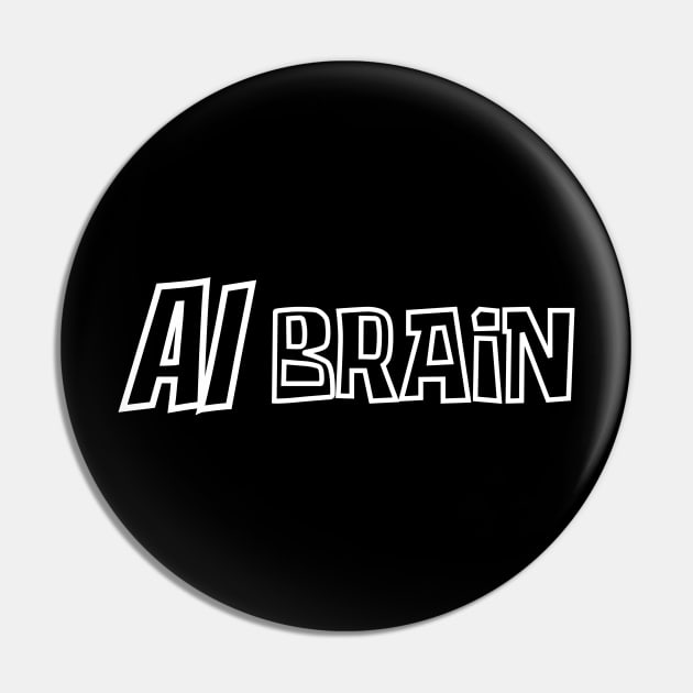 AI Brain Pin by FrogandFog