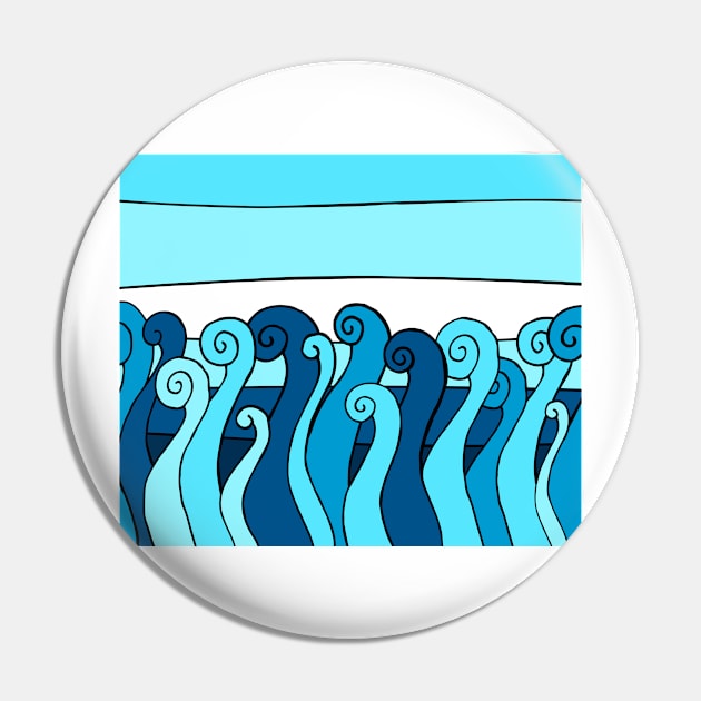 Ocean Sea Pin by Bumblebeast