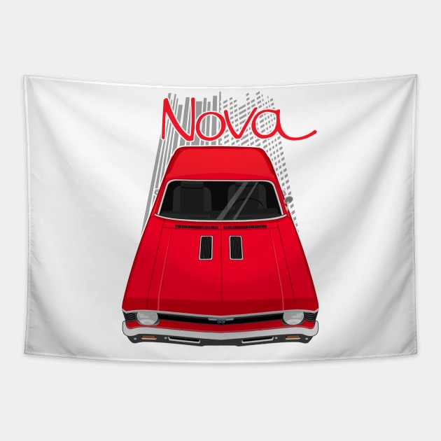 Chevrolet Nova 1969 - 1972 - red Tapestry by V8social