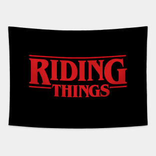 Riding Things 80's retro bike BMX Vintage Bicycle Tapestry