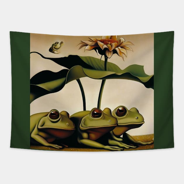 Frogs in the Shade Tapestry by Generation Last