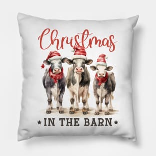 Christmas Farm Quote Pillow