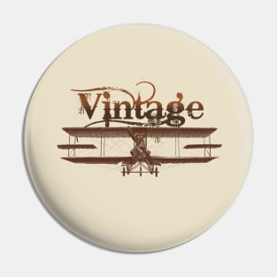 Vintage airplane Pin