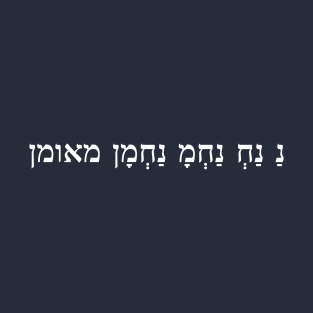 Na Nach Nachma Nachman Me'Uman / Rabbi Nachman of Breslov (Jewish) T-Shirt