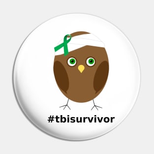 TBI Survivor Owl Pin