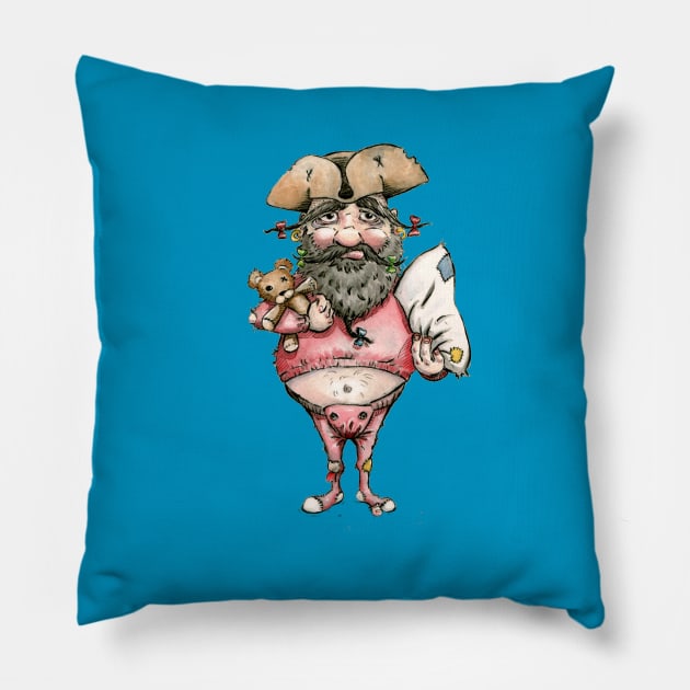 Pirate PJs Pillow by natearts