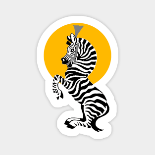 Happy zebra Magnet