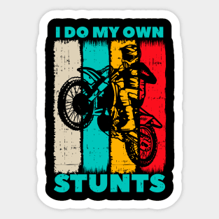 Motocross Stunt Rider Sticker for Sale by anandariki