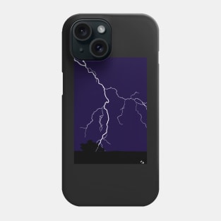 Lightning storm Phone Case