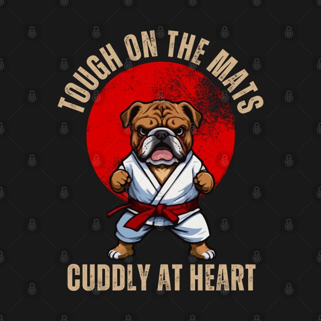 Funny Karate Bulldog Master Quote by BaliChili