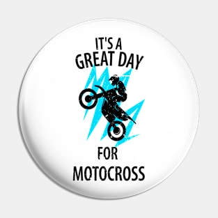 Motocross Biker Freestyle Stunt Pin