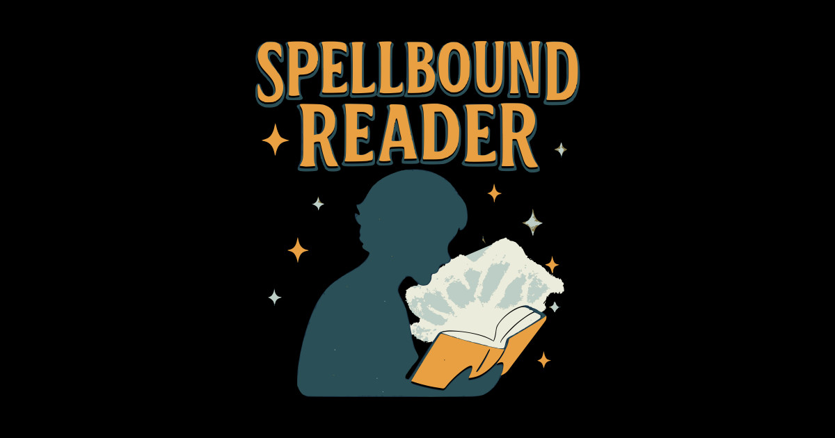 Spellbound Reader - Spooky Book Lover - Sticker | TeePublic