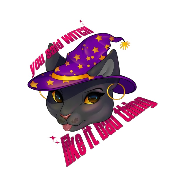 witch cat by IRUBI