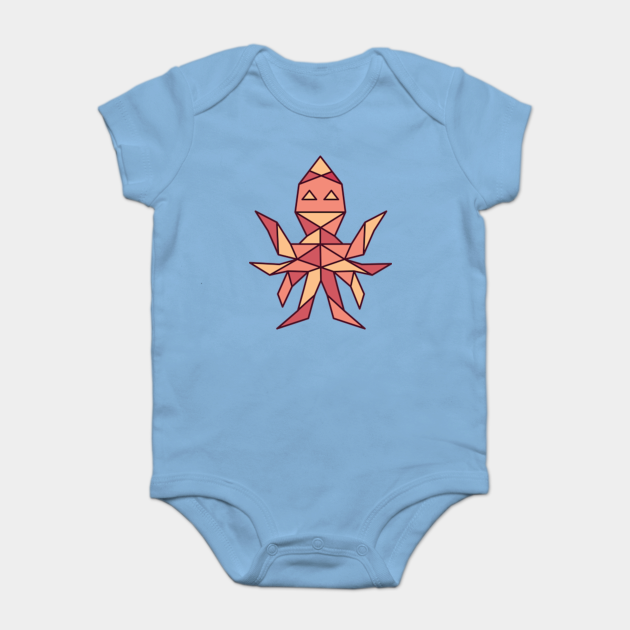 Geometric Shapes Triangles Squid Ocean Creature - Geometric Animal - Onesie | TeePublic Geometric Shapes Triangles Squid Ocean Creature - Geometric Animal - Onesie | TeePublic