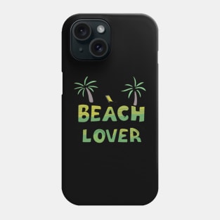 Beach Lover - Beach Theme Retro Summer Ocean Lovers Phone Case