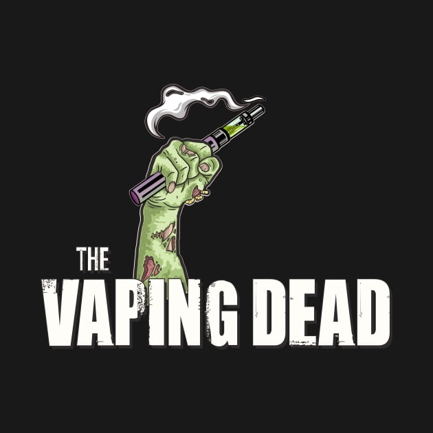 The vaping dead - fun vape tee by chrisbeen