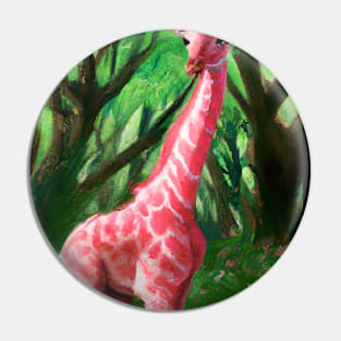 Pink Giraffe Pin