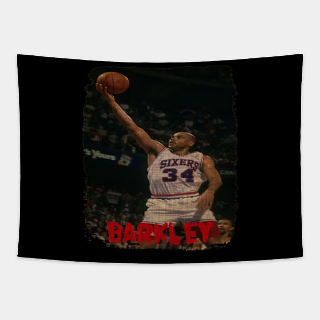 Charles Barkley Vintage Tapestry by CAH BLUSUKAN