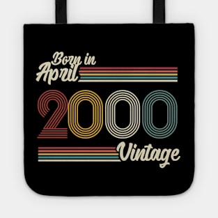 Vintage Born In April 2000 Tote