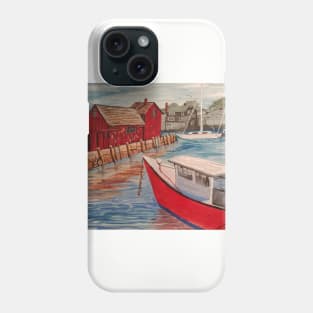 Motif Number 1 at Rockport Harbor Phone Case