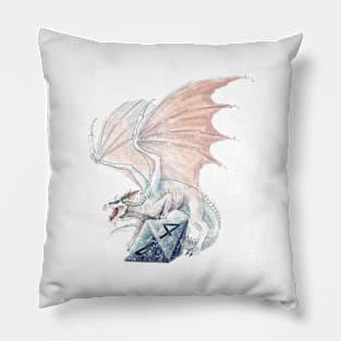 D&D Ancient White Dragon Pillow