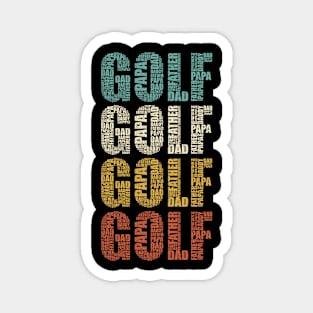 Golf Dad - Funny Sports Lovers Gift For Papa Magnet