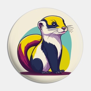 Cute Ferret Pin