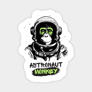 Astronaut monkey Magnet