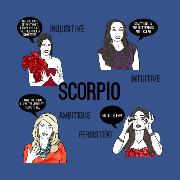 Scorpio- Bravostrology series by Katsillustration