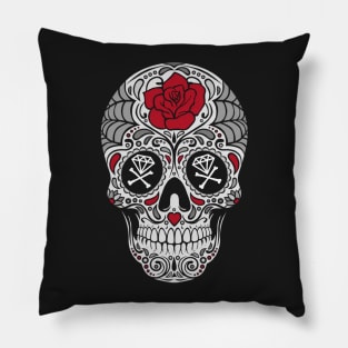 ROSE SKULL Pillow