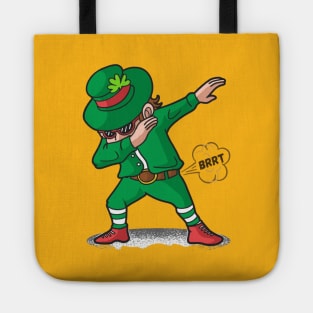 Dabbing or Farting Leprechaun Tote