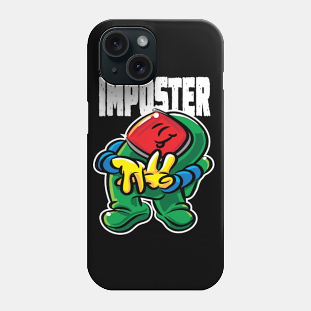 Imposter Space Dude Phone Case by eShirtLabs