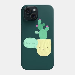 Hug Me Cactus - pretty or psycho? Phone Case