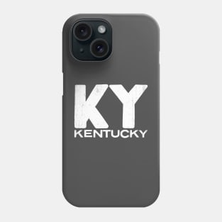 KY Kentucky State Vintage Typography Phone Case