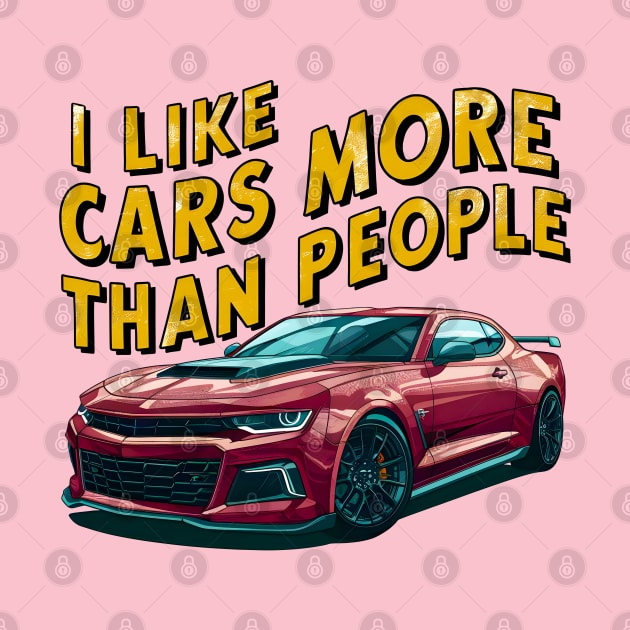 I like cars more than people Humorous Auto Enthusiast tee 6 by Inkspire Apparel designs