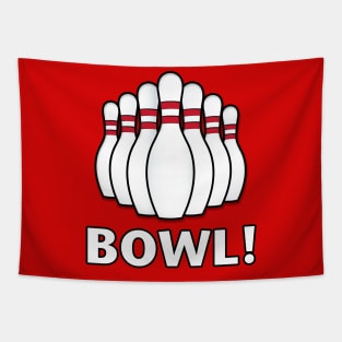 Bowl Pins: Bowl! Tapestry