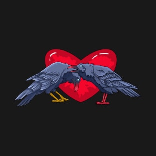 Ravens love heart T-Shirt