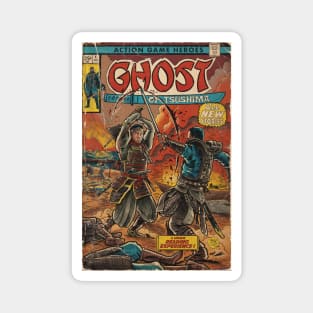 Ghost of Tsushima fan art comic cover Magnet