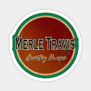 vintage look - Merle Travis Magnet