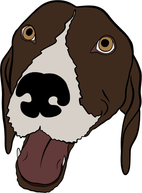 German Shorthaired Pointer Kids T-Shirt by SisterSpyder923