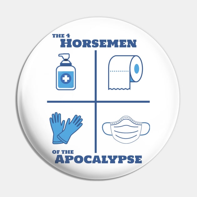 4 Horsemen of the Apocalypse Pin by Rich McRae