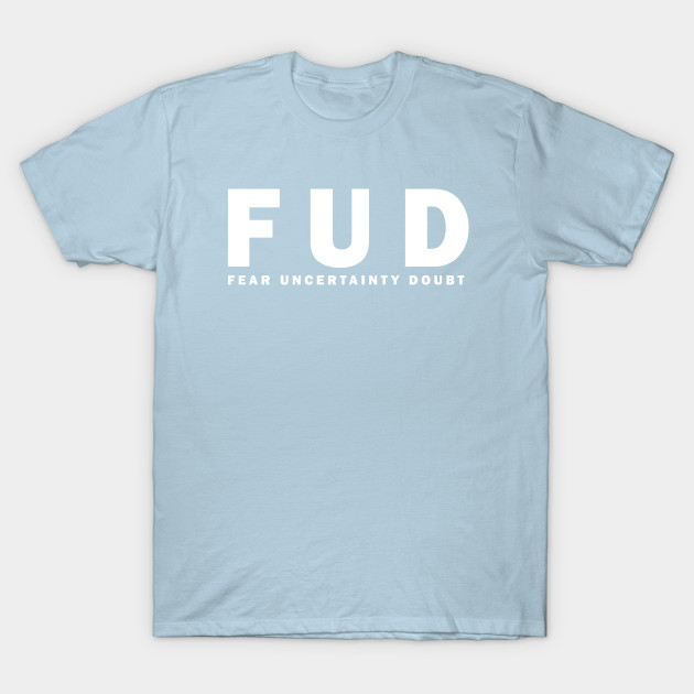 Disover FUD - Crypto Candlestick Chart - T-Shirt