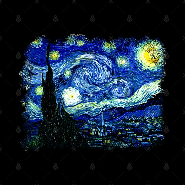 The starry night - Vincent van Gogh by Africa